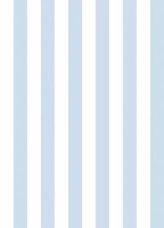 Papel meia parede listrado azul bebe e branco (5cm)