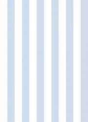 Papel meia parede listrado azul bebe e branco (5cm)
