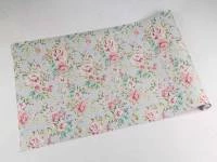 Papel de parede floral com rosas e ramos 626-1022