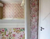 Papel de parede floral vintage rose07 627-1029