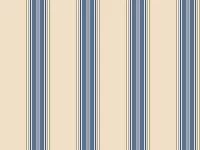Papel de parede listrado bege e azul marinho