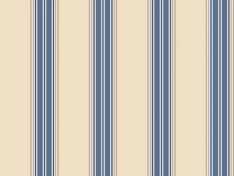 Papel de parede listrado bege e azul marinho