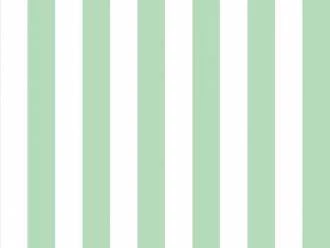 Papel de parede listrado verde claro e branco (5cm)