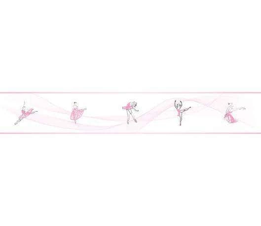 Faixa decorativa tema ballet em rosa 647-1082