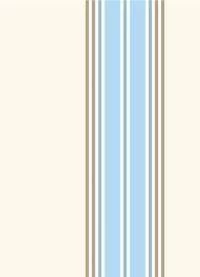 Papel meia parede listrado azul claro e creme 655-1094
