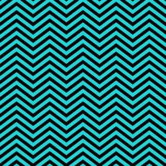 Papel de parede chevron azul tiffany e preto