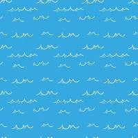 Papel de parede ondas do mar infantil 701-1160