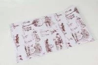 Papel de paredeenhos de Praga em branco e vermelho bordô 708-1180