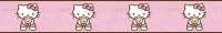 Faixa decorativa rosa hello kitty 734-1214