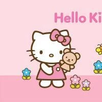 Faixa decorativa rosa da Hello Kitty 735-1216