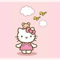 Faixa decorativa Hello Kitty pássaros 736-1219