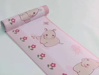 Faixa decorativa hipo rosa