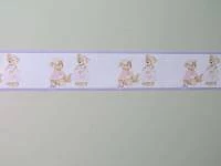 Faixa decorativa ursinhas com bordas lilás 756-1266