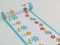 Faixa decorativa infantil azul com passarinhos 760-1273