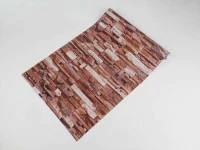 Papel de parede canjiquinha com pedras marrom e bege 160-1383