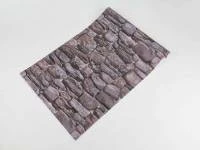 Papel de parede canjiquinha com pedras arredondadas chumbo 164-1387