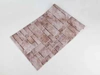 Papel de parede canjiquinha forma de pedras marrom café 174-1394