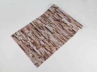 Papel de parede canjiquinha pedras em tons de creme 181-1399