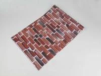Papel de parede tijolo 3D baiano vermelho 591-1406