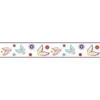Faixa decorativa borboletas coloridas 793-1421