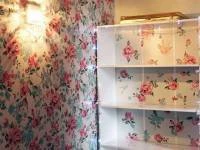 Papel de parede floral de rosas suaves 650-1436