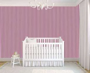 Papel de parede listrado rosa e marrom