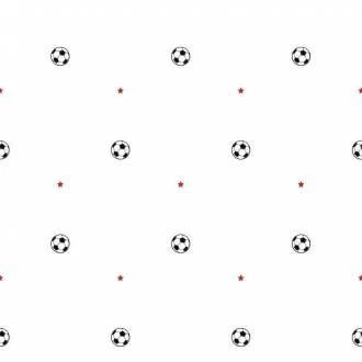 Papel de parede futebol poá com estrela vermelha