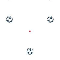 Papel de parede bolas de futebol azul marinho 796-1448