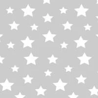 Papel de parede estrelas branco e cinza 815-1523