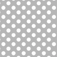 Papel de parede poá cinza e branco 820-1563