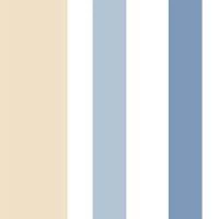 Papel de parede listrado bege branco e azul