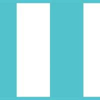 Faixa decorativa listrada azul tiffany 863-1636