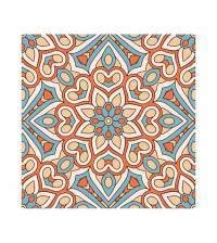 Papel de parede mosaico indiano 878-1658