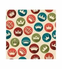 Papel de parede coroa rei e rainha 883-1663