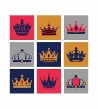Papel de parede coroa real 887-1667