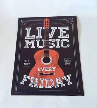 Poster Live Music Every Friday