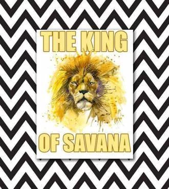 Poster o rei da savana