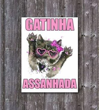 Pôster gatinha assanhada