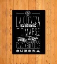 Quadro la cerveza helada