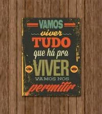 Quadro vamos viver
