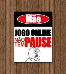 Quadro jogo online não tem pause