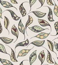 Papel de parede folhas desenhadas 996-1778