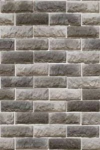 Papel de parede canjiquinha pedras tijolo cinza 159-178