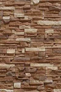 Papel de parede canjiquinha com pedras marrom e bege 160-179