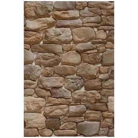 Papel de parede pedras arredondadas rústica 165-184