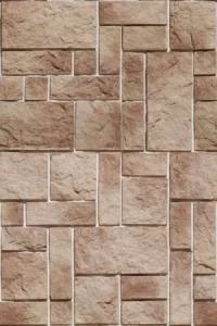 Papel de parede canjiquinha com formas de pedra Marrom claro 173-192