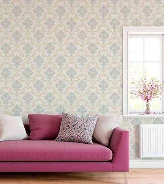Papel de parede damask suave