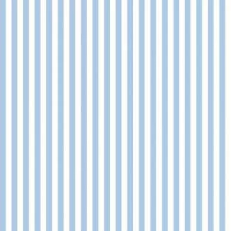 Papel meia parede listrado azul claro e branco