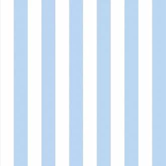 Papel meia parede listrado branco bebê