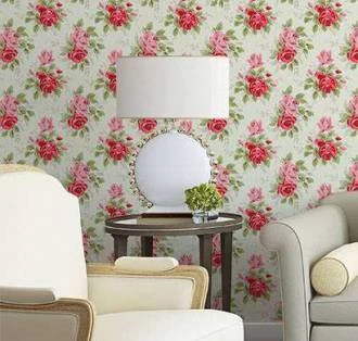 Papel de parede Rose White - Cath Kidston